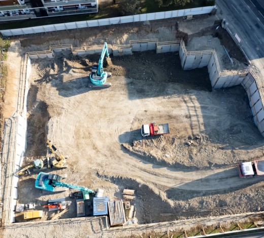 Thonon-les-Bains - Réalisation des travaux de terrassements - Carré Boréal