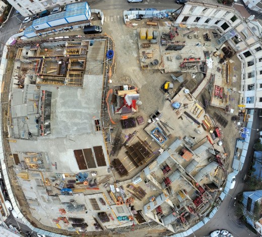 CHAMBERY - Démarrage des travaux de démolition