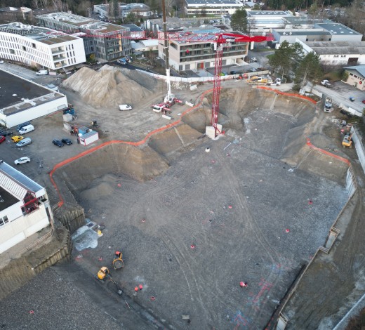 Le Cairn - Démarrage Gros oeuvre 