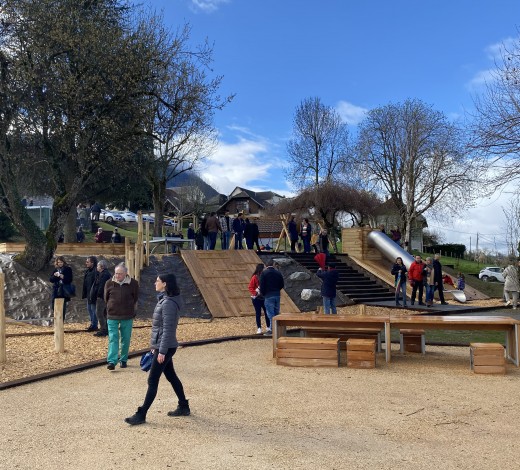 Inauguration du Square du Nid - Le Montcel