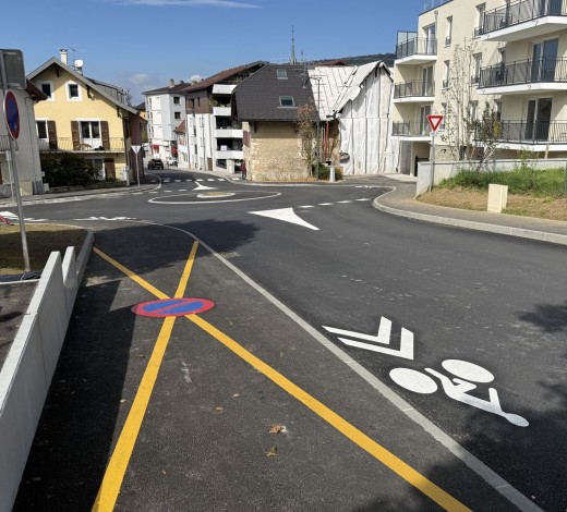 Pré Livraison du Giratoire à Cruseilles 