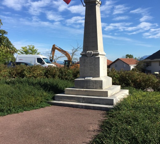 Déplacement du Monument aux Morts dans le cadre de l'aménagement du centre-Bourg d'Héry-sur-Alby