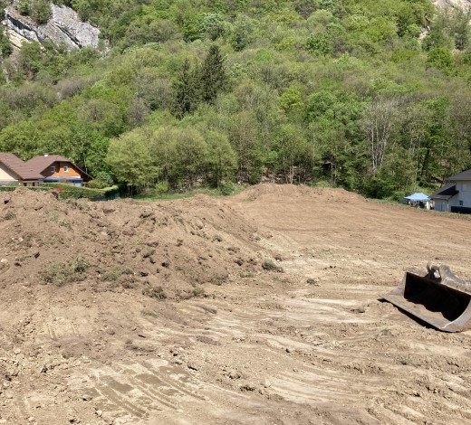 Sillingy Combe Sud : Démarrage des travaux de terrassement 
