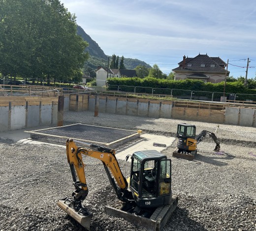 Réception de la plateforme gros oeuvre - Challes-les-Eaux