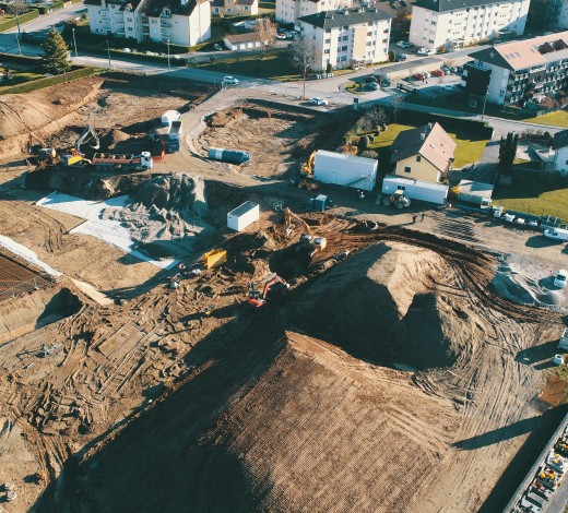 REIGNIER-ESERY - Démarrage des terrassements