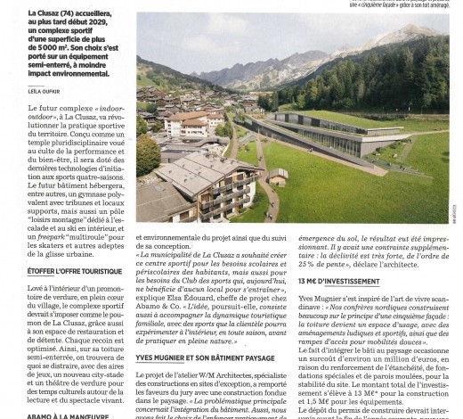 Zoom sur le futur projet du pôle sportif indoor et outdoor sur la commune de La Clusaz ! 