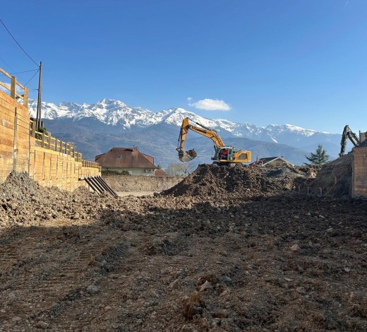Terrassement en cours à St Ismier ! 
